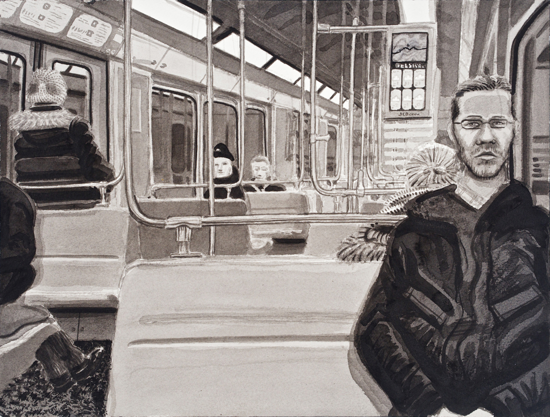 17 Artist Muhammad in subway