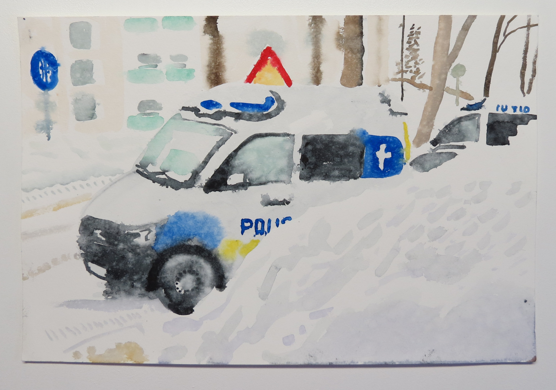 16 Snow mountain by the police station
